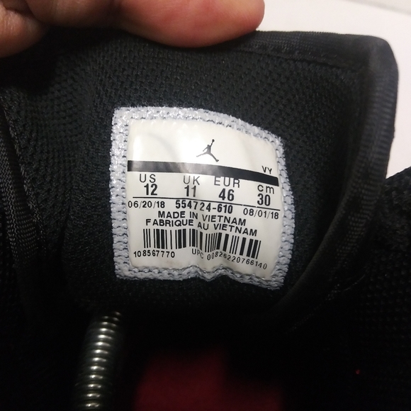 Jordan 1 mid sz 12 gym red black - Picture 7 of 7